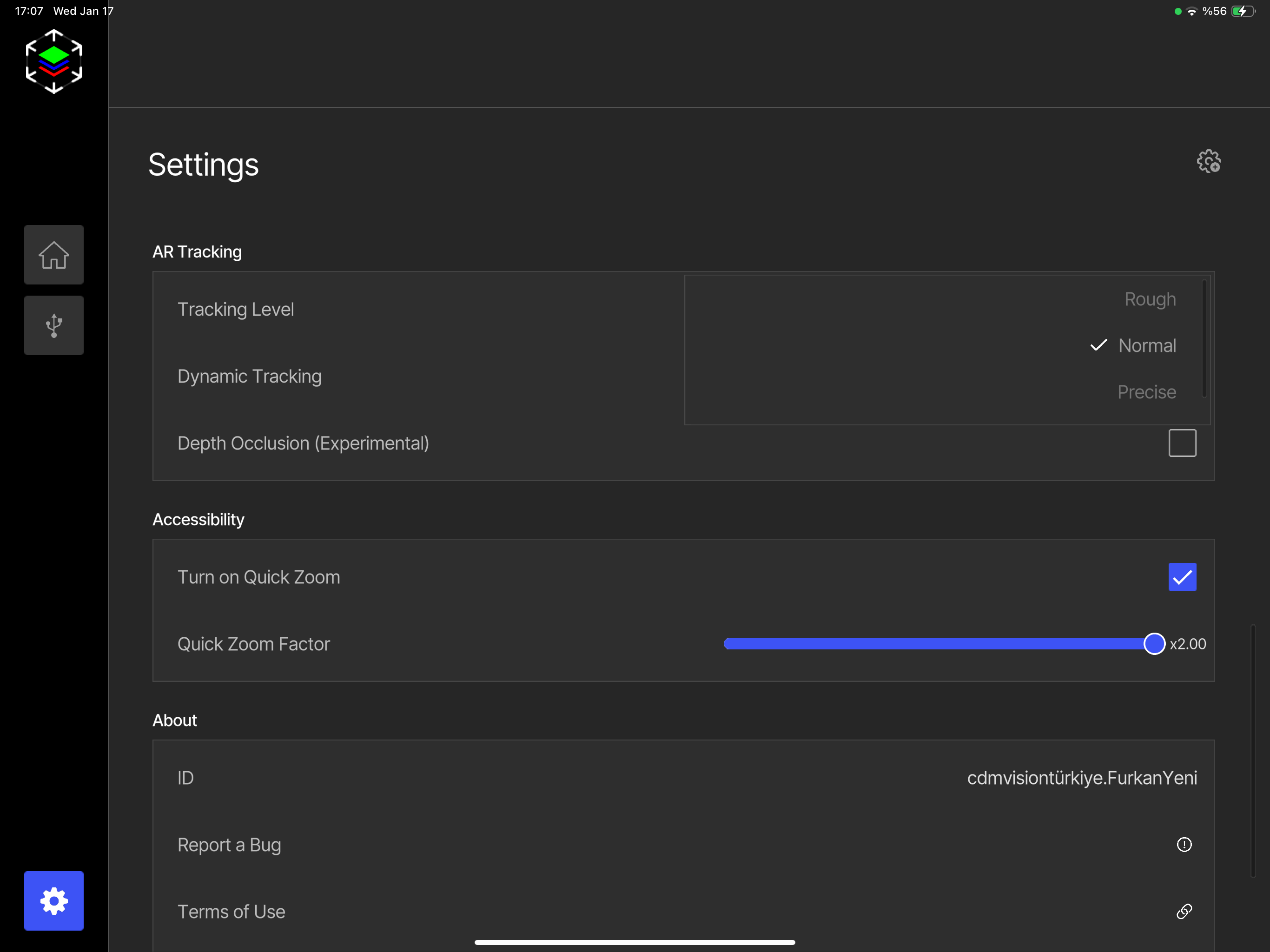 AR tracking settings (1)